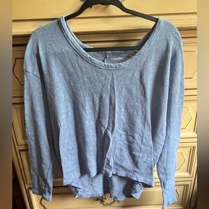 3 lounging tops. White, Yellow, Blue.